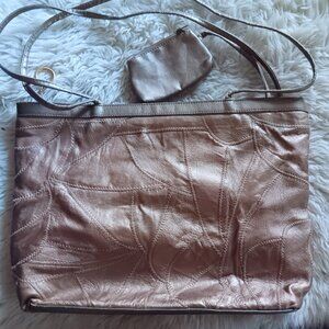 A Bag of Boho Gold Tones - Patchwork Pattern